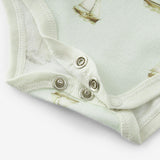 Sailboat Melody Organic Cotton Long Sleeve One Piece