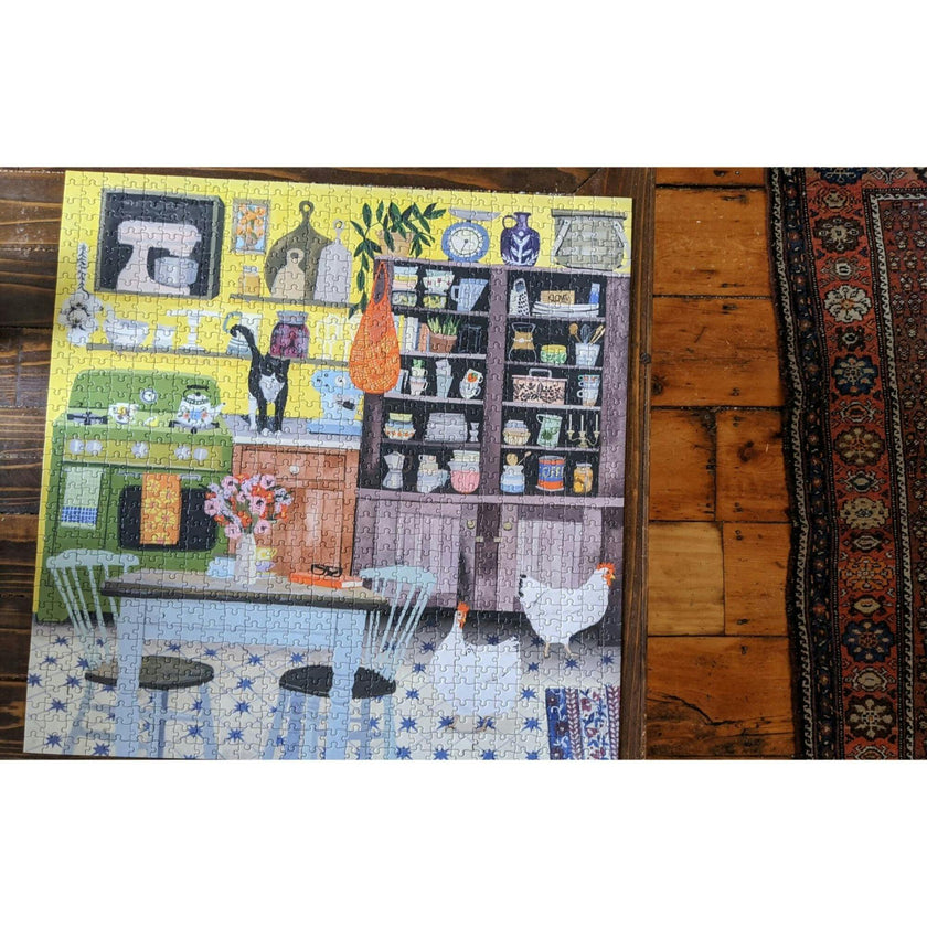 Piece and Love Kitchen Chickens Jigsaw Puzzle