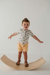 Boys Harem Shorts in Desert Mist