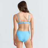 women's le marin dot ruched cup bikini top