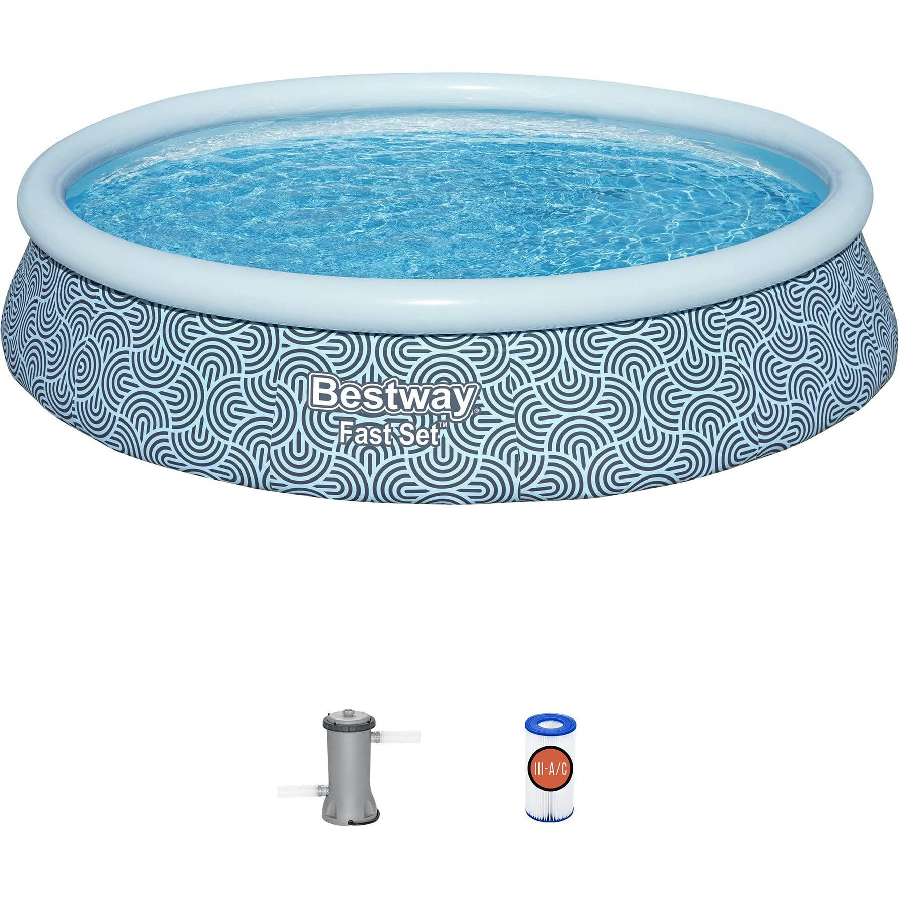 Fast Set: Pool Set - Blue Abstract 13