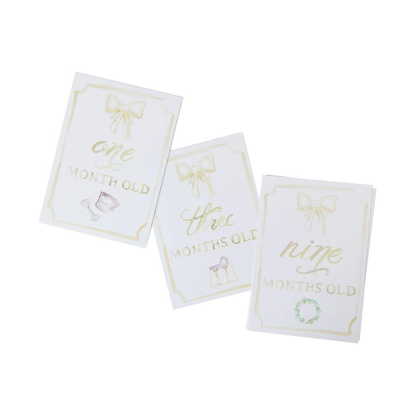 Monthly Milestone Card Set