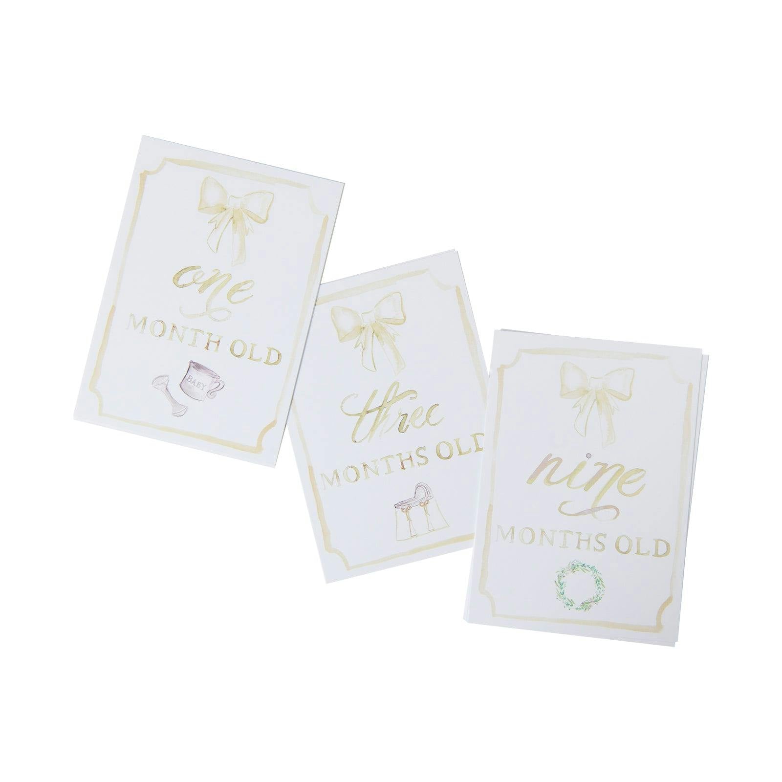 Monthly Milestone Card Set