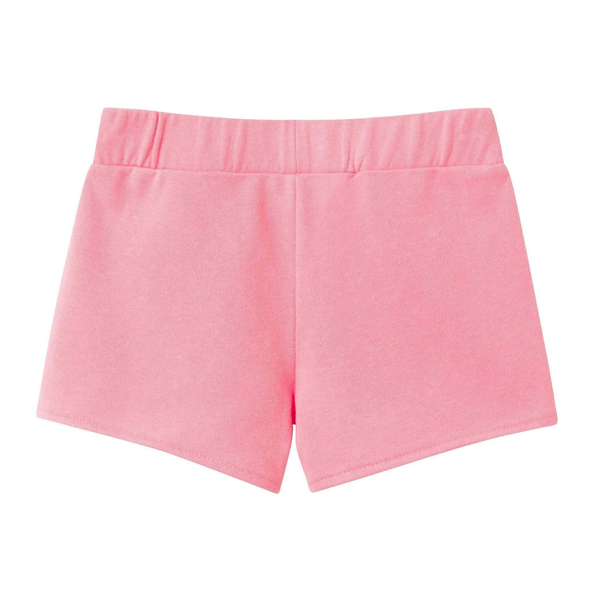 Girls French Terry Top & Short | Glitter Cheetah