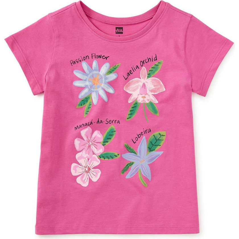 Orchid Discovery Graphic Tee, Pink