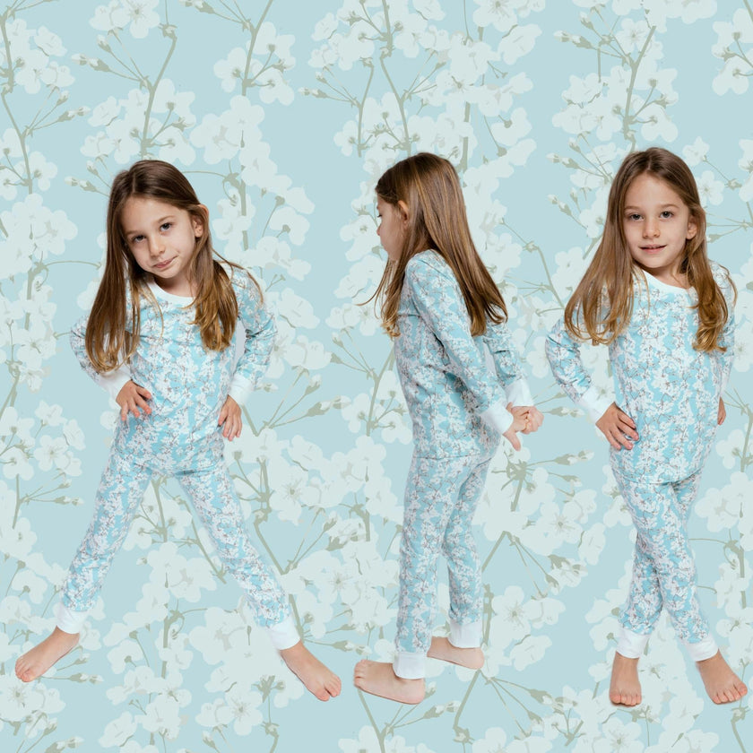 Print Long Sleeve Pajamas