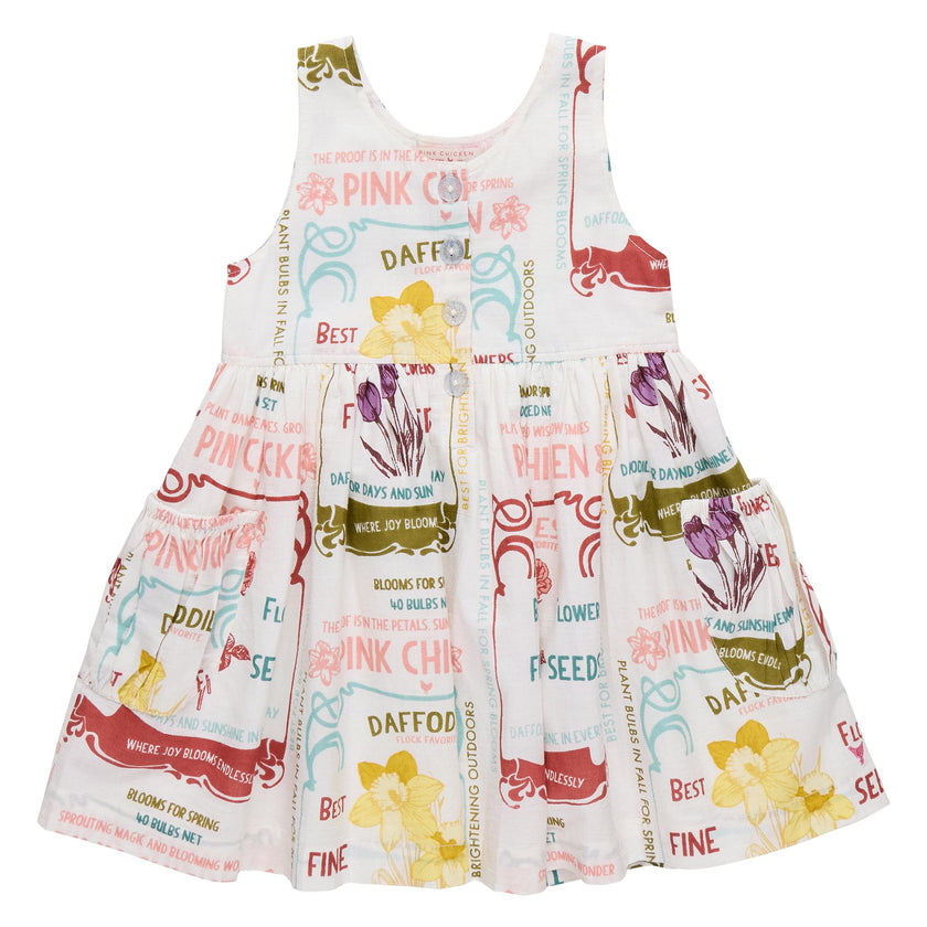 Girls Laura Dress - Flower Seeds