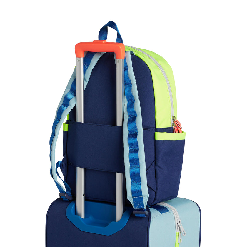 Kane Backpack, Navy/Neon