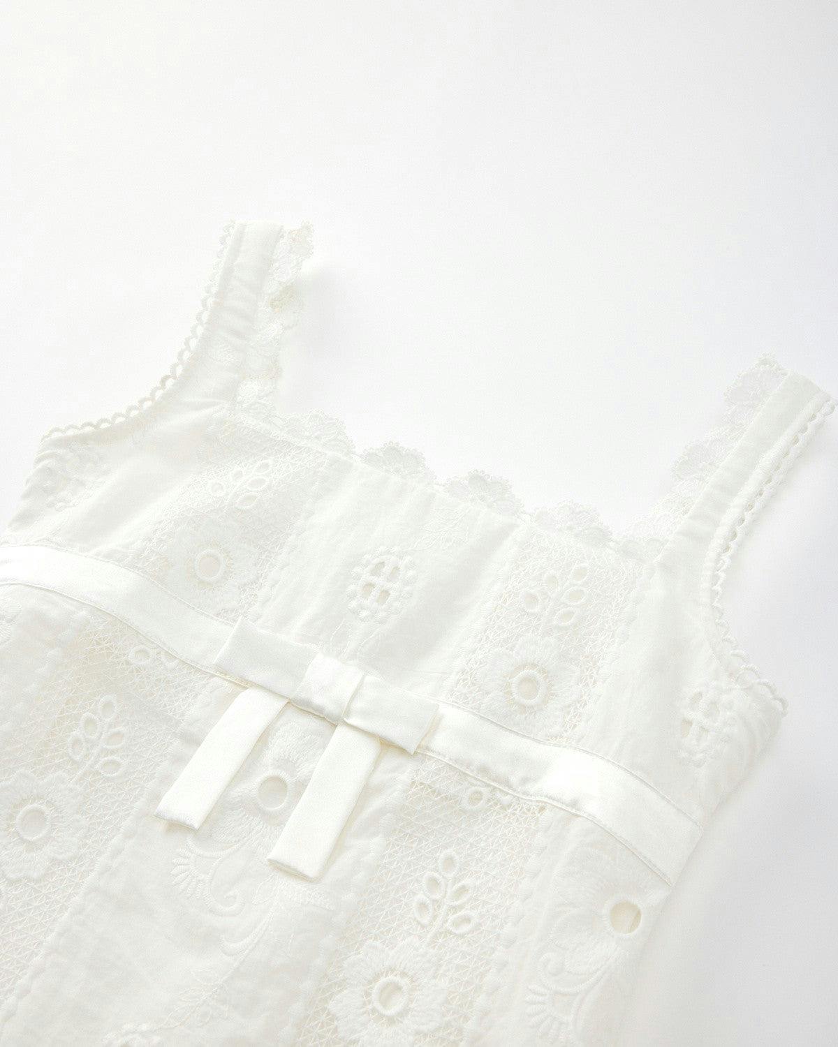 Josephine Embroidered Mini Dress