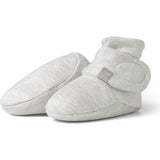 STAY ON BOOTS | STORM GRAY — Bamboo Organic Cotton Blend, 0–12M