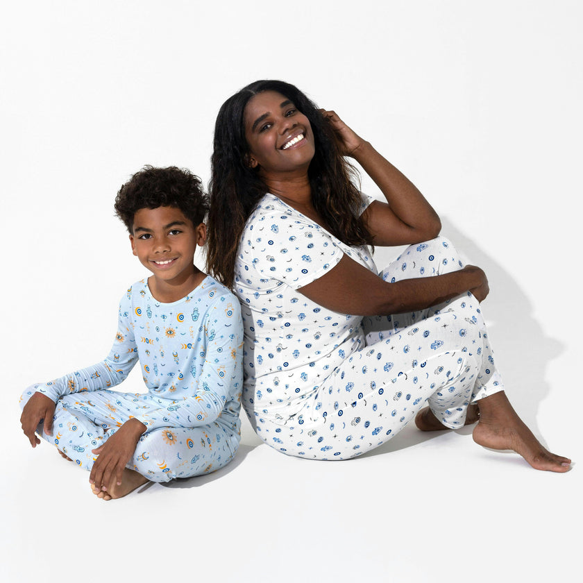 The Eye Blue Bamboo Kids Pajamas