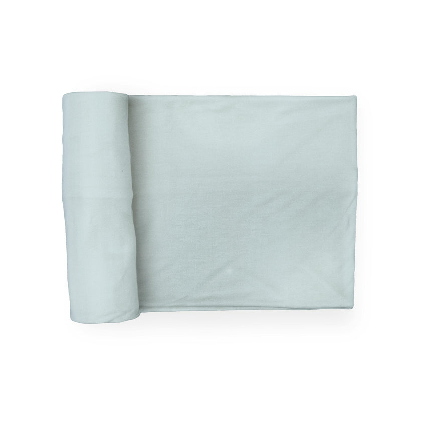 Stretch Knit Swaddle Blanket - Powder Blue
