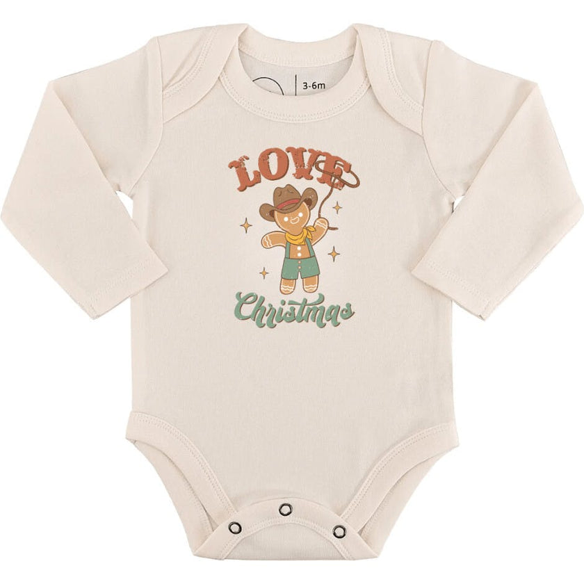 long sleeve graphic bodysuit | christmas lasso