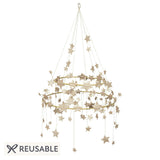 Gold Sparkle Star Chandelier