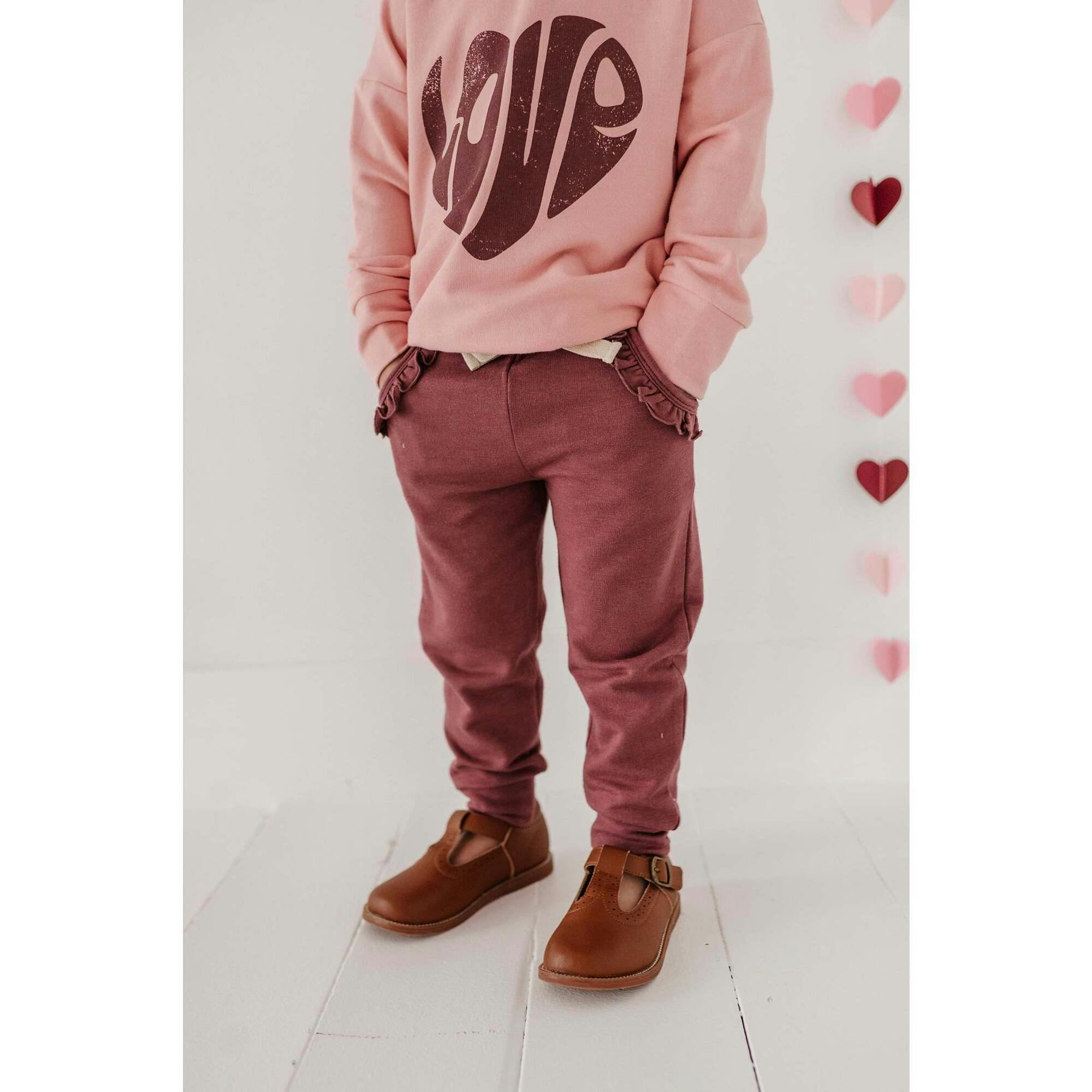 Girl's Joggers Rainbow Hearts