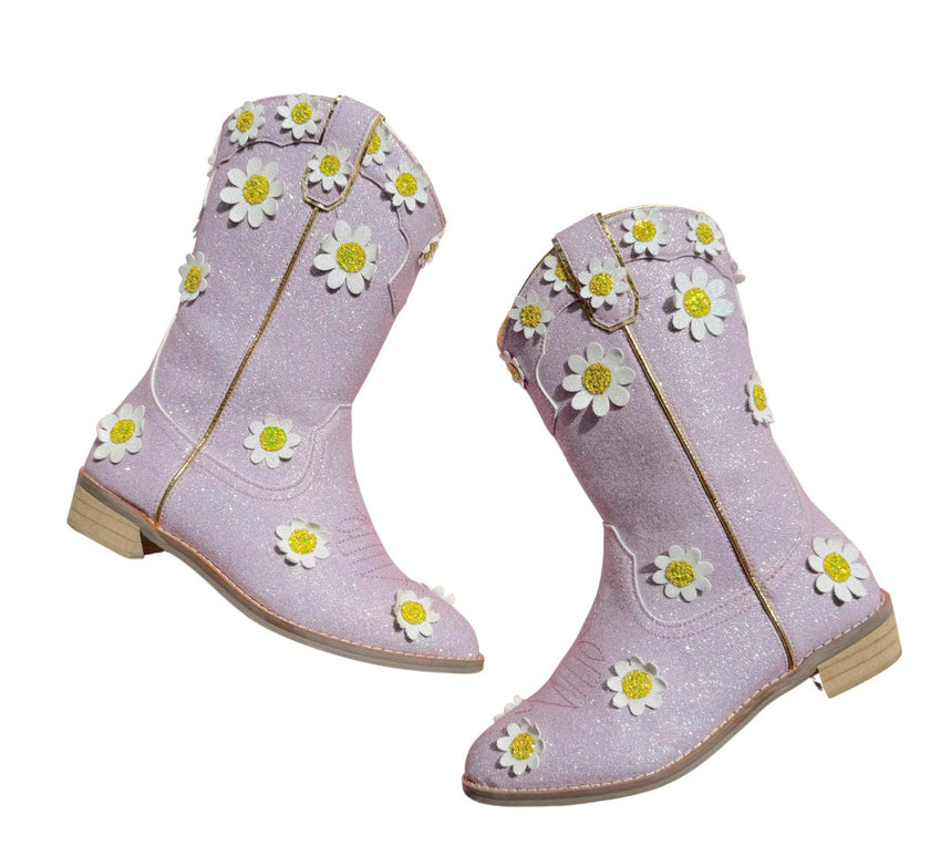 Cowgirl Lilac Oopsie Daisy Boots