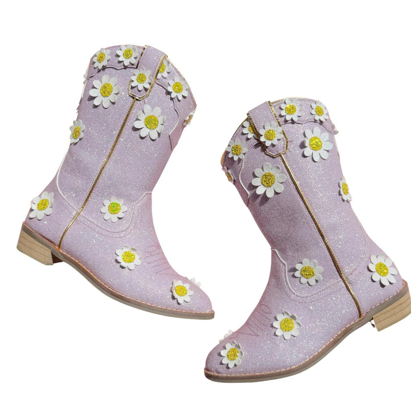 Cowgirl Lilac Oopsie Daisy Boots