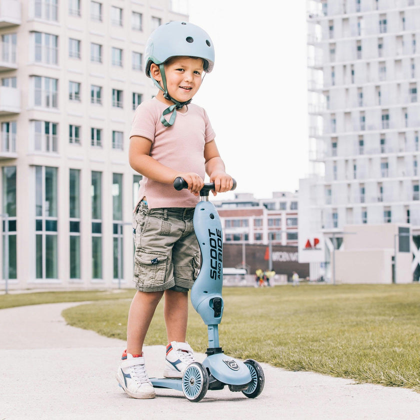 Baby Helmet in Steel – XXS Size for 1-3 Year Old