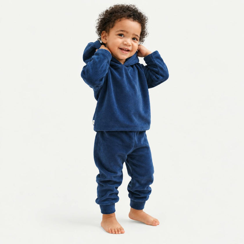 Velour Hoodie and Jogger Set