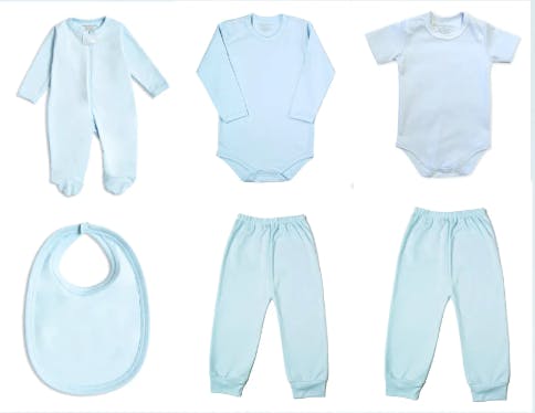 Blue Baby Essentials Gift Box- Set of 6