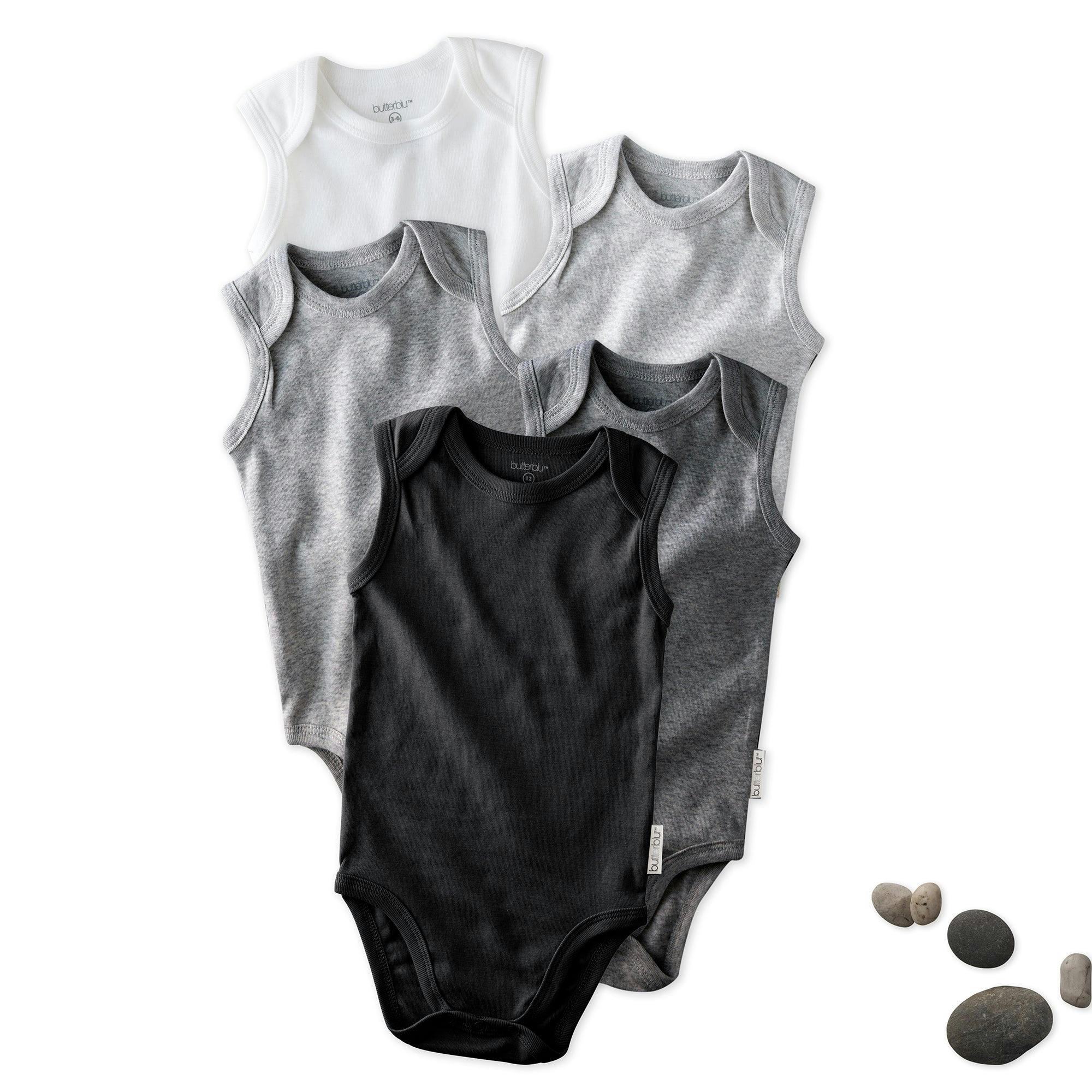 SAM 5-Pack Sleeveless Bodysuits