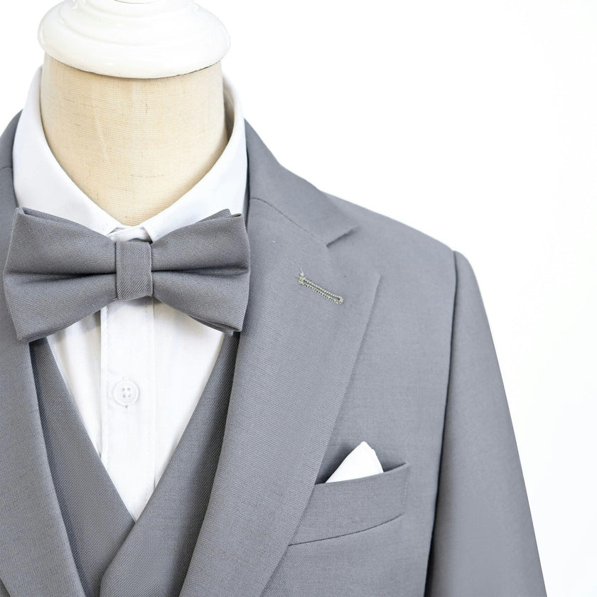Light Gray Peak Lapel Tuxedo Set