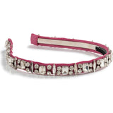 Rock Candy Rhinestone Embellished Satin Headband