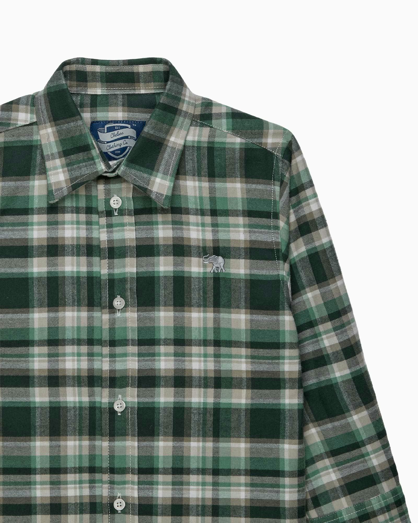 Oliver Shirt in Green Check