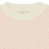 BONTON Lovely Hearts Sweater - Ecru Bonton