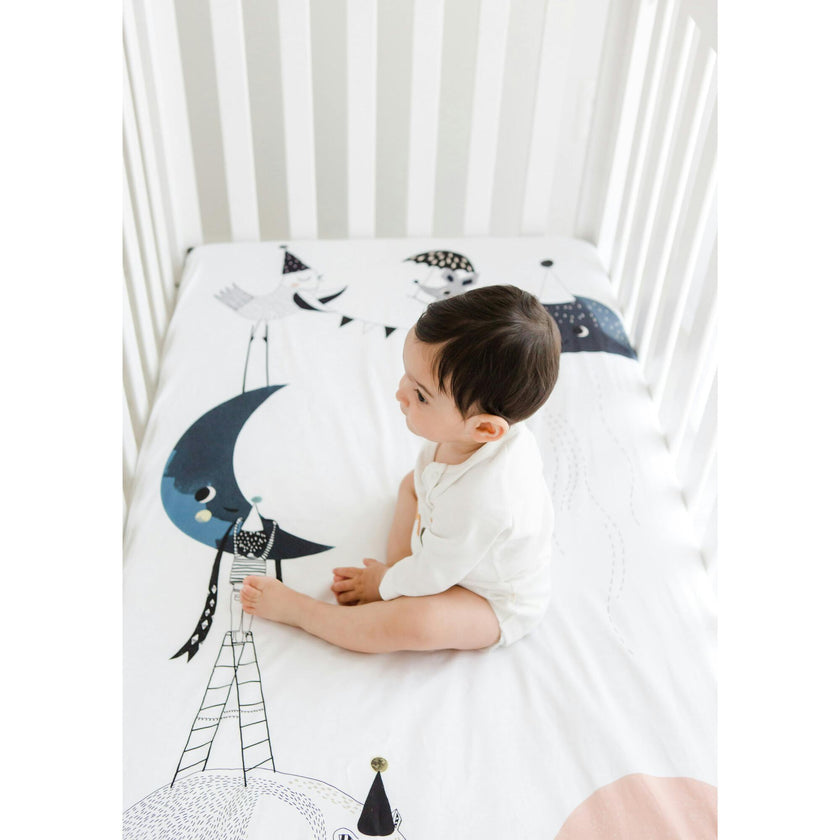 The Moon's Birthday Standard Crib Sheet