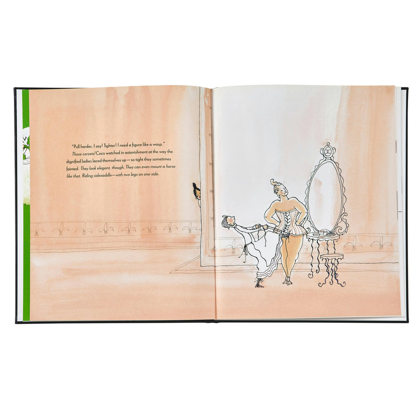 Coco and the Little Black Dress Leather Bound Children's Book