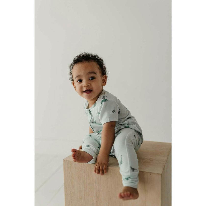 Short Sleeve Henley Romper