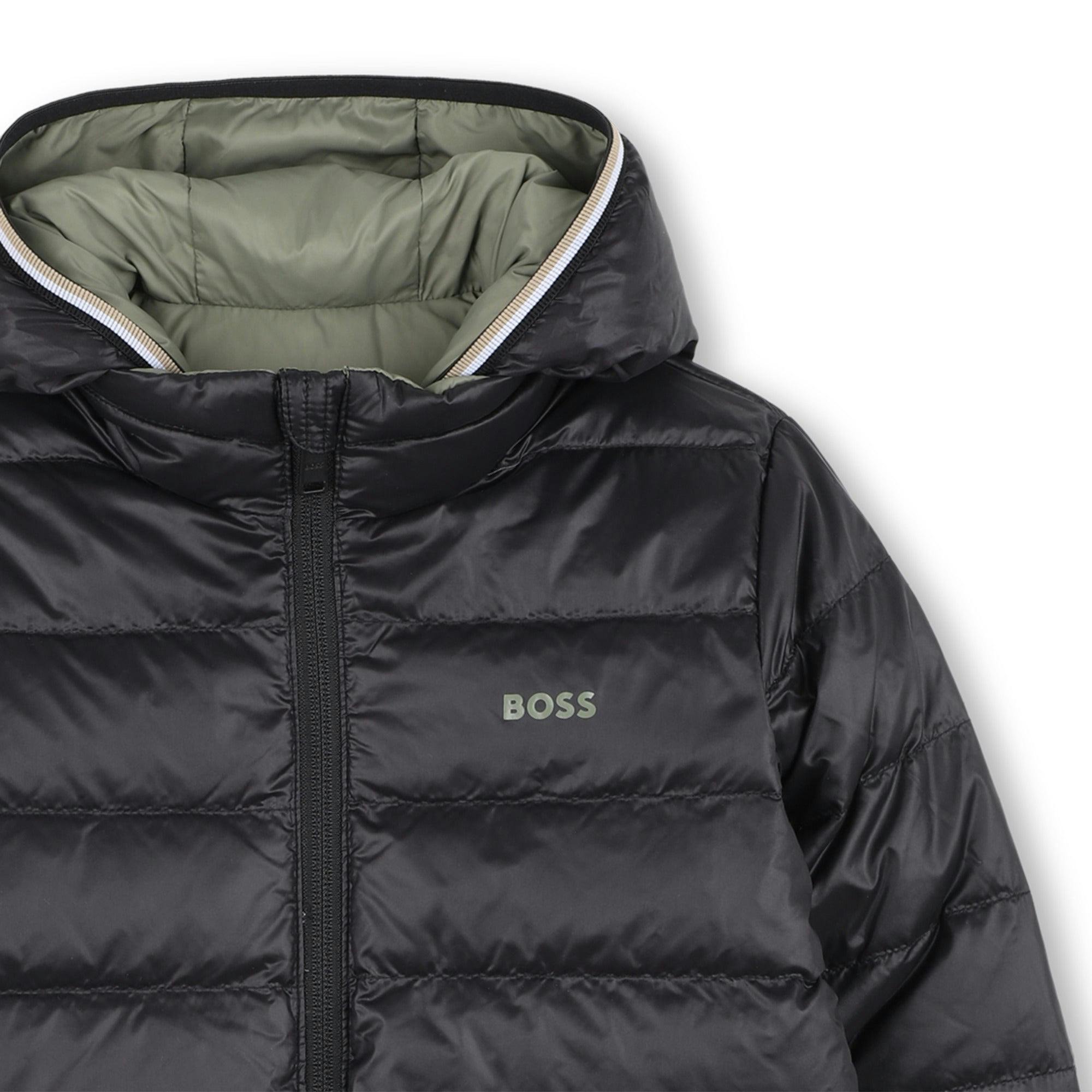 Green Reversible Puffer Jacket