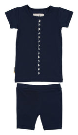 Floral Triangle Front Top & Short Set