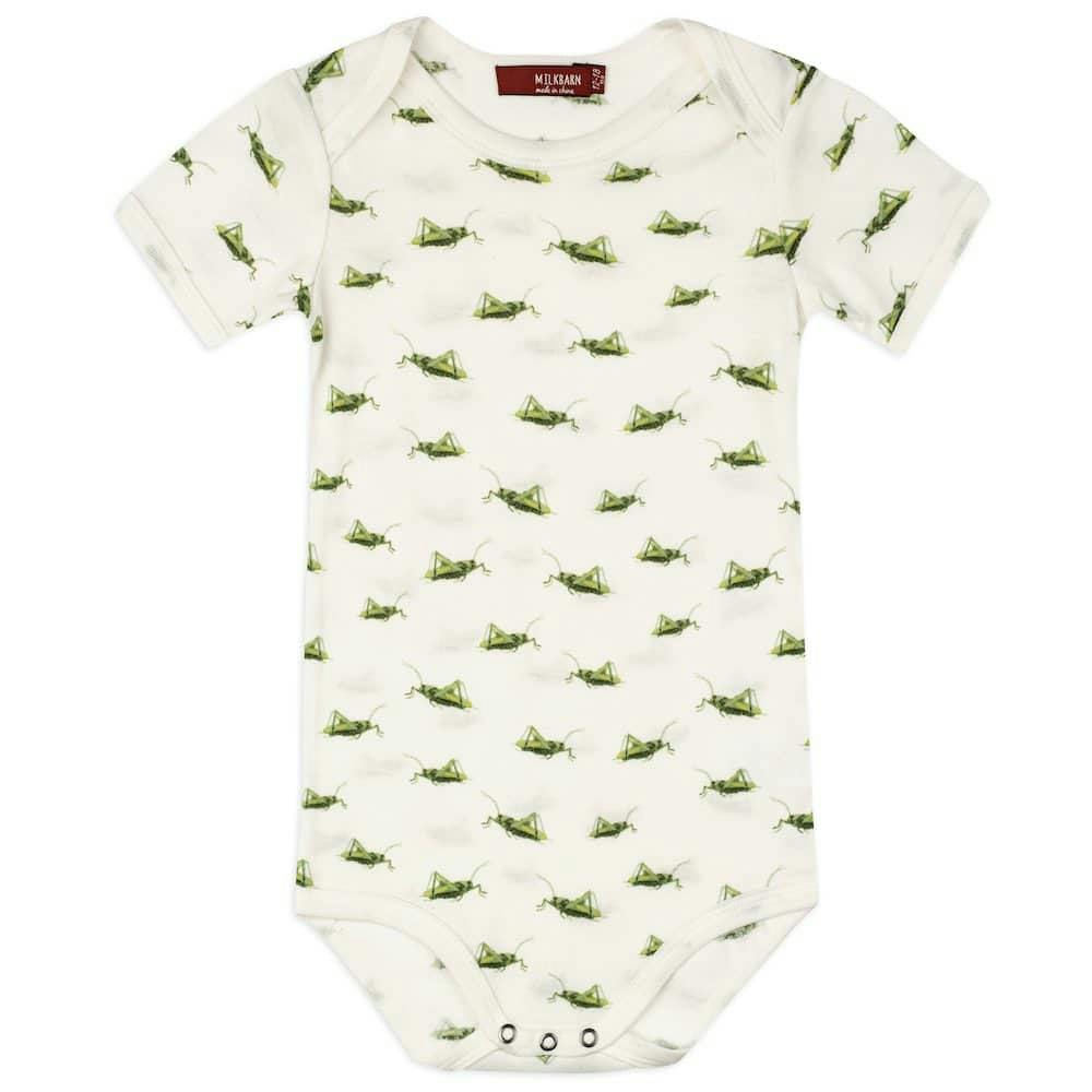 Grasshopper Organic Cotton Short Sleeve One Piece