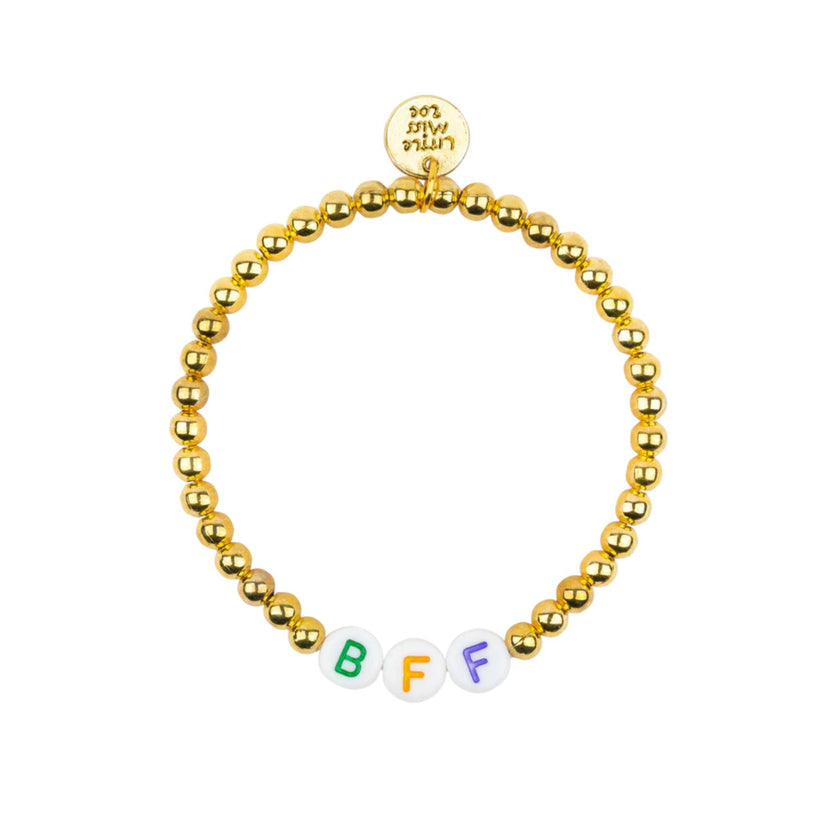 Dainty Bracelet With BFF Accent Charm