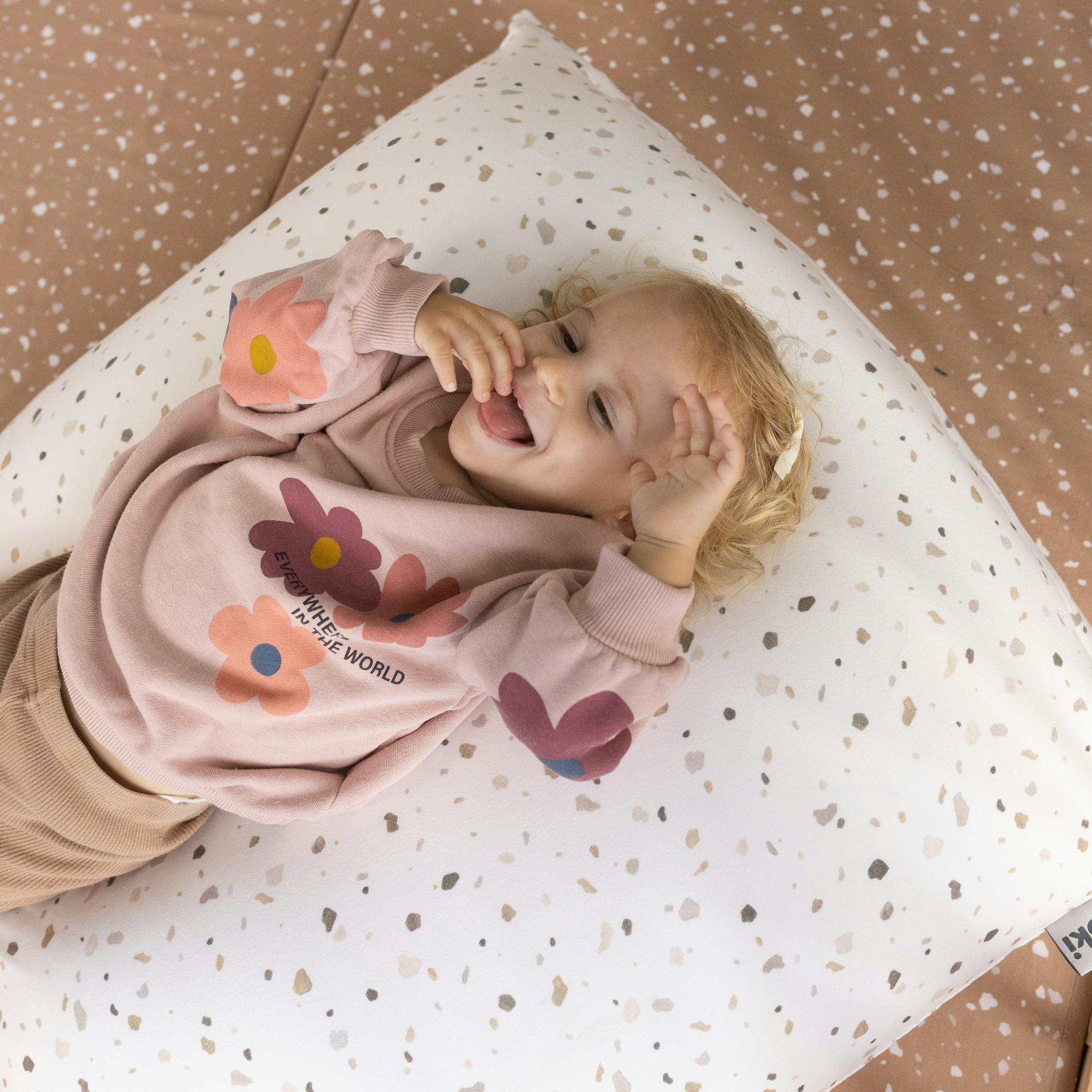 Terrazzo Chalk Bean Bag