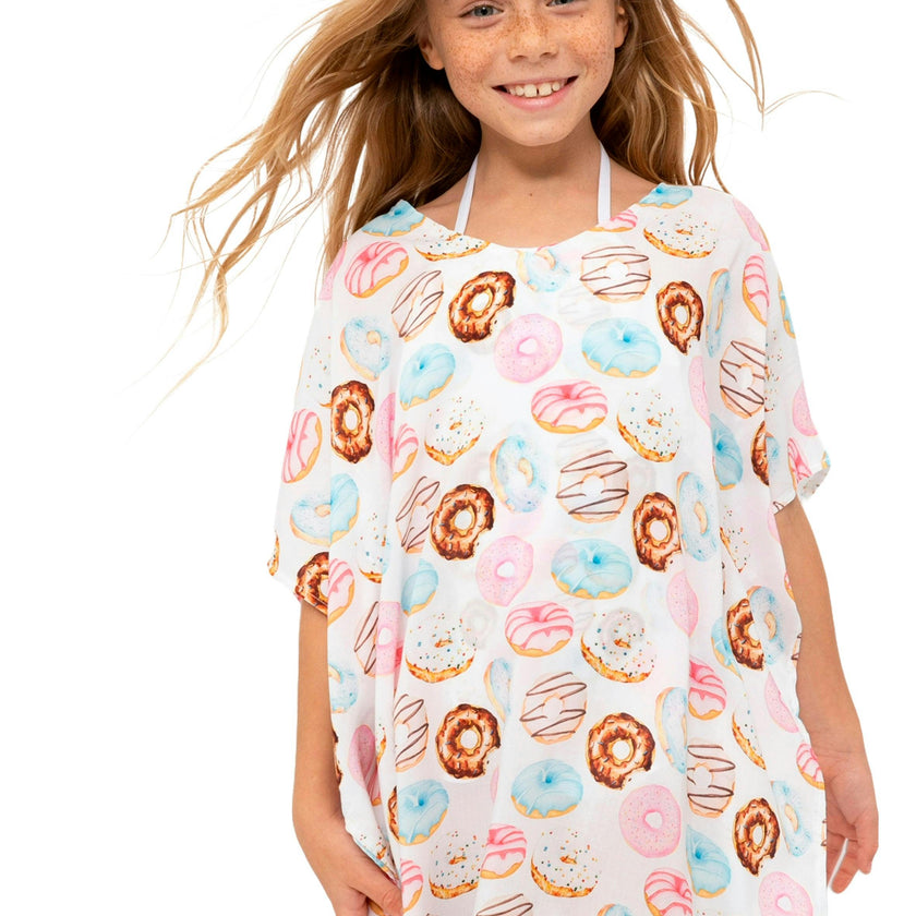 Print Cover-Up Poncho