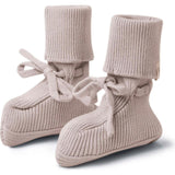 Knitted Booties Blue