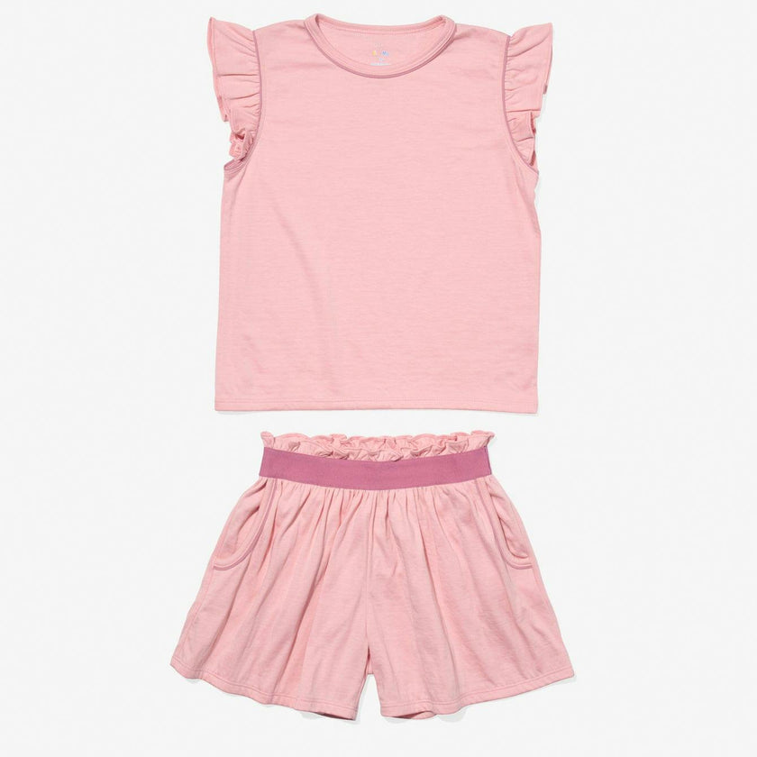 Bea Short Set, Dusty Rose