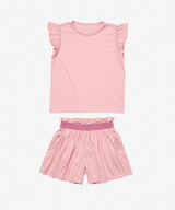 Bea Short Set, Dusty Rose