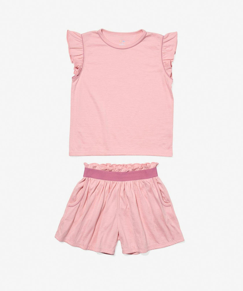 Bea Short Set, Dusty Rose