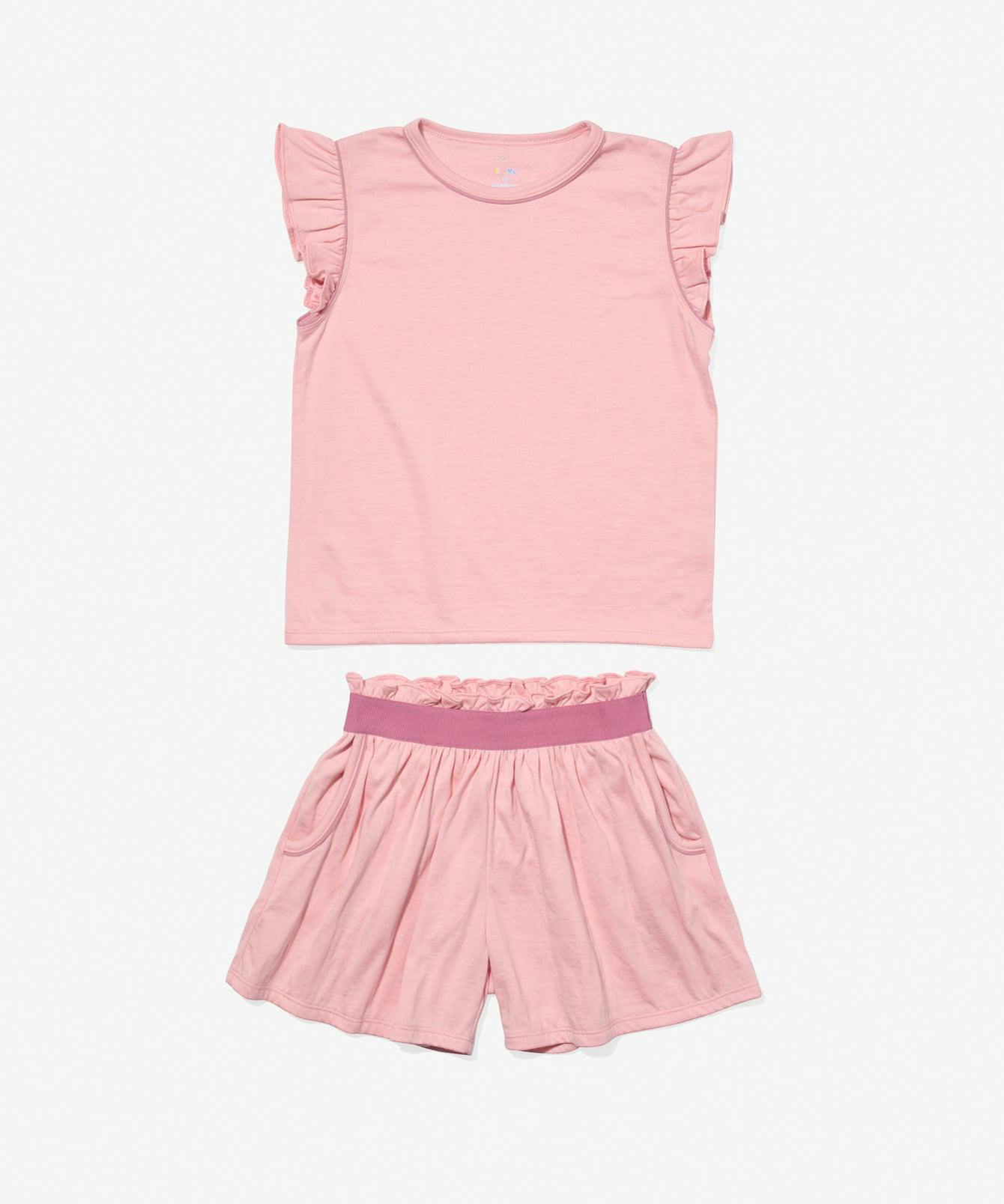 Bea Short Set, Dusty Rose