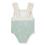 Swimming Koi Ruffle Square Neck Swimsuit