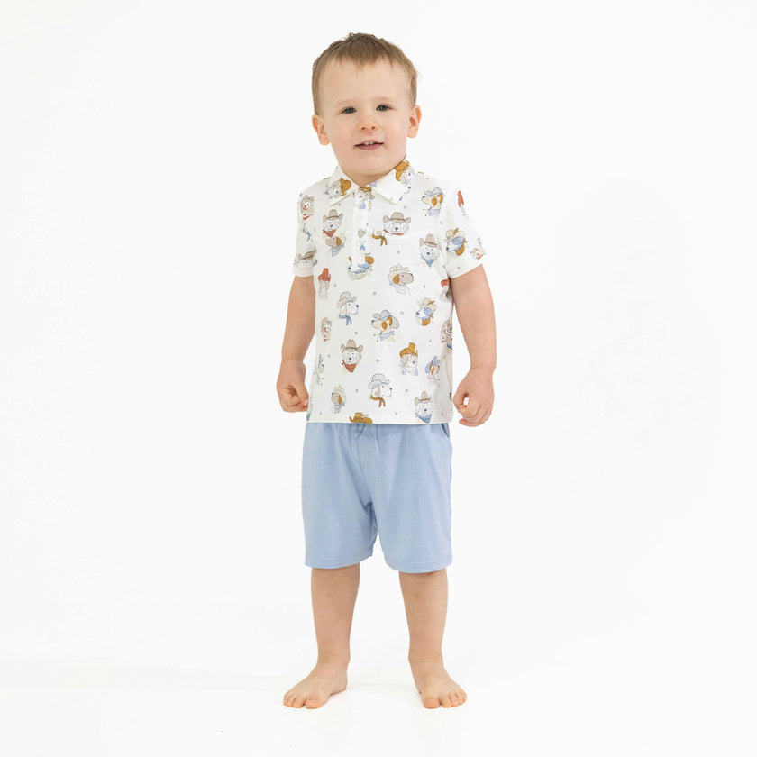 Cowdogs - Cowboy Polo with Casual Short