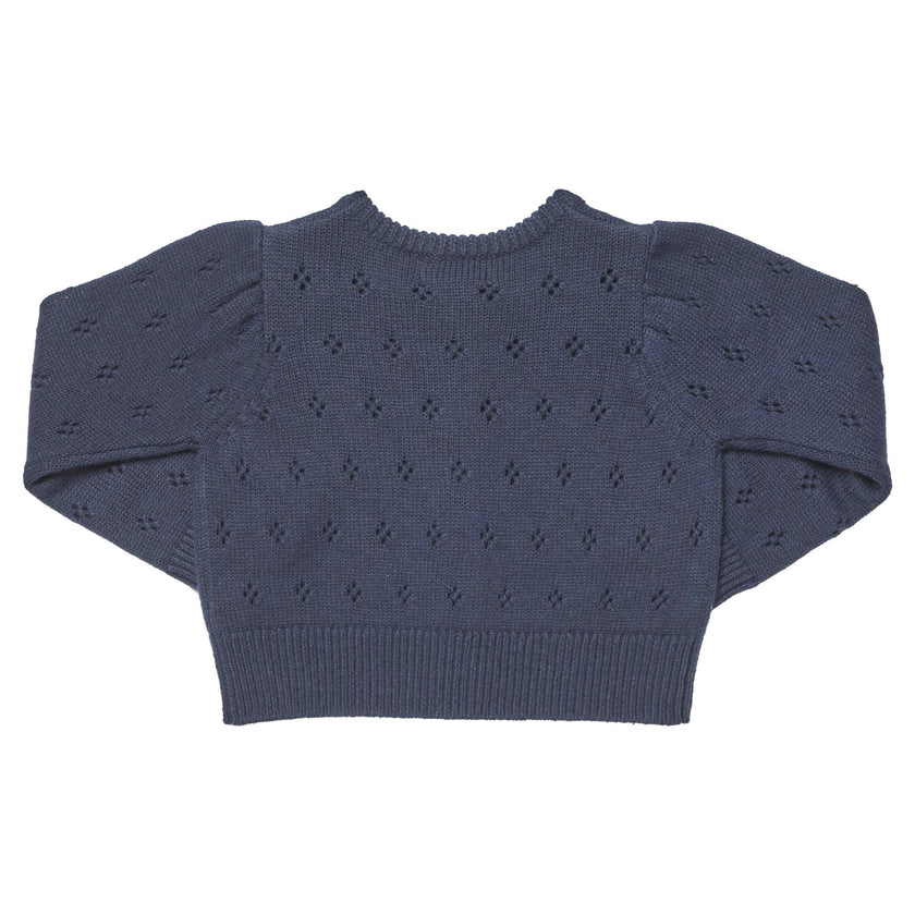 Girls Connie Sweater - Navy