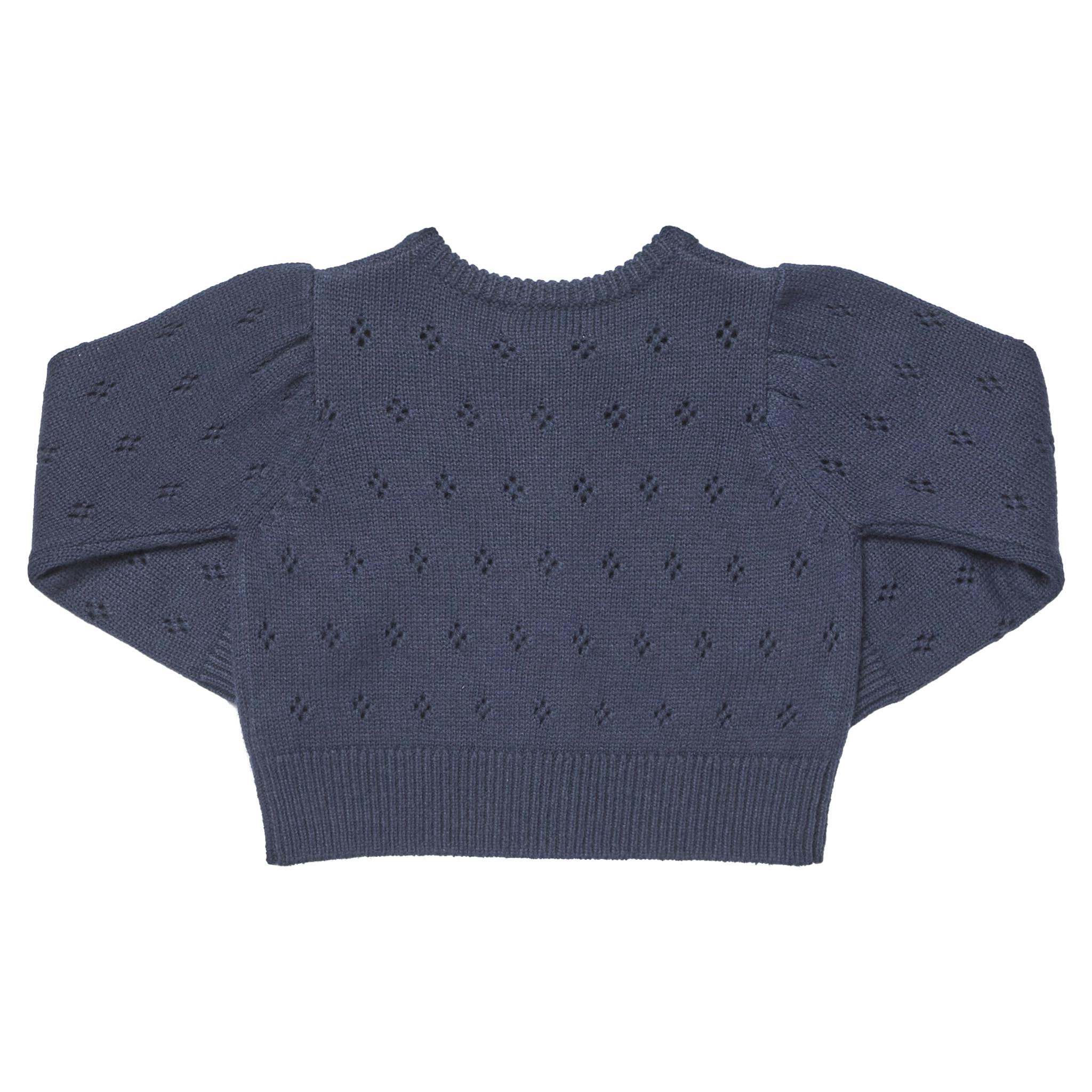 Girls Connie Sweater - Navy
