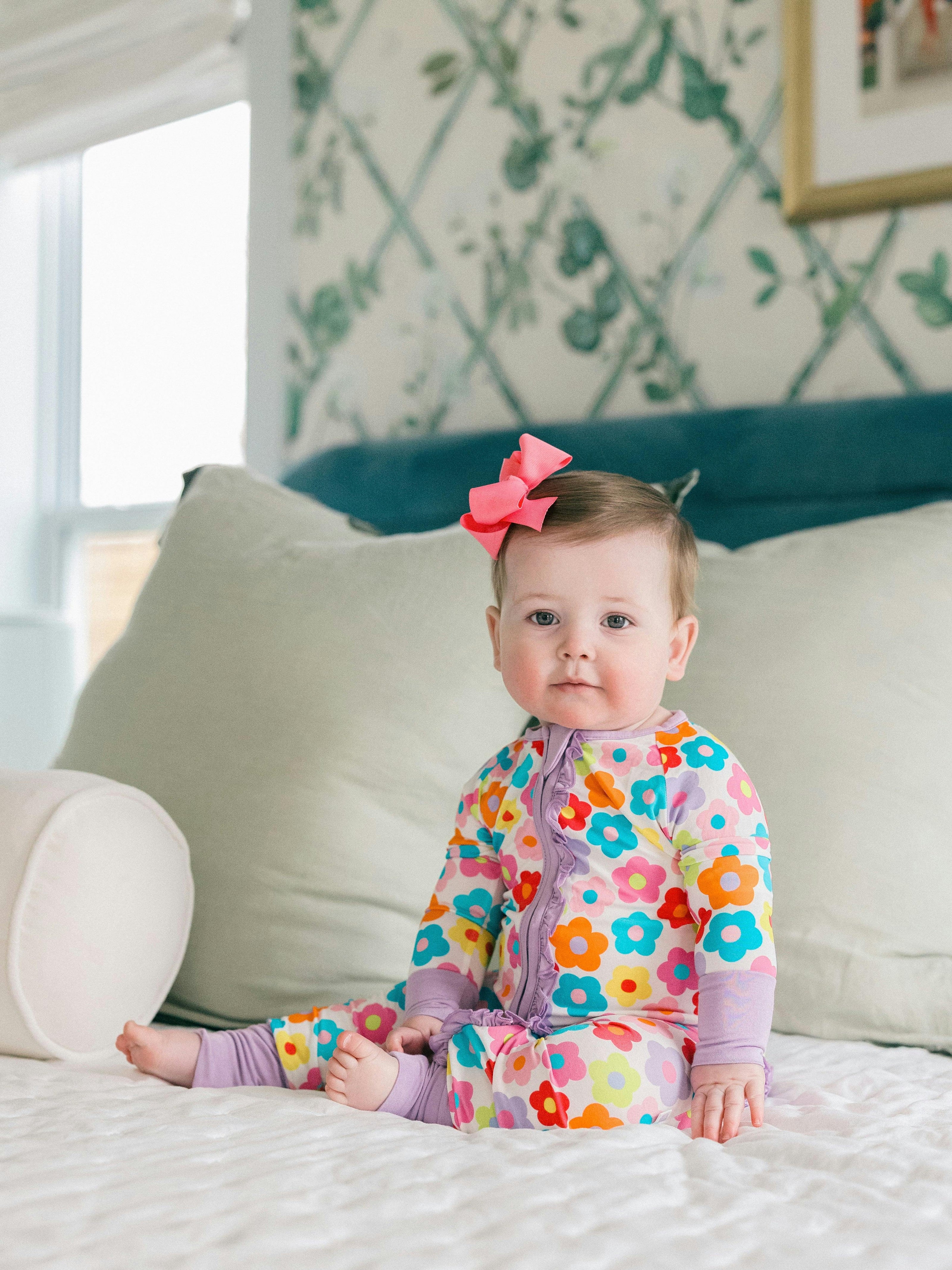 Mallory Bamboo Ruffle Romper