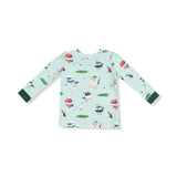 Golf Pros - Green - Long Sleeve Loungewear Set