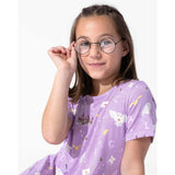 Hedwig's Magical Mail Bamboo Girls' Short Sleeve Dress